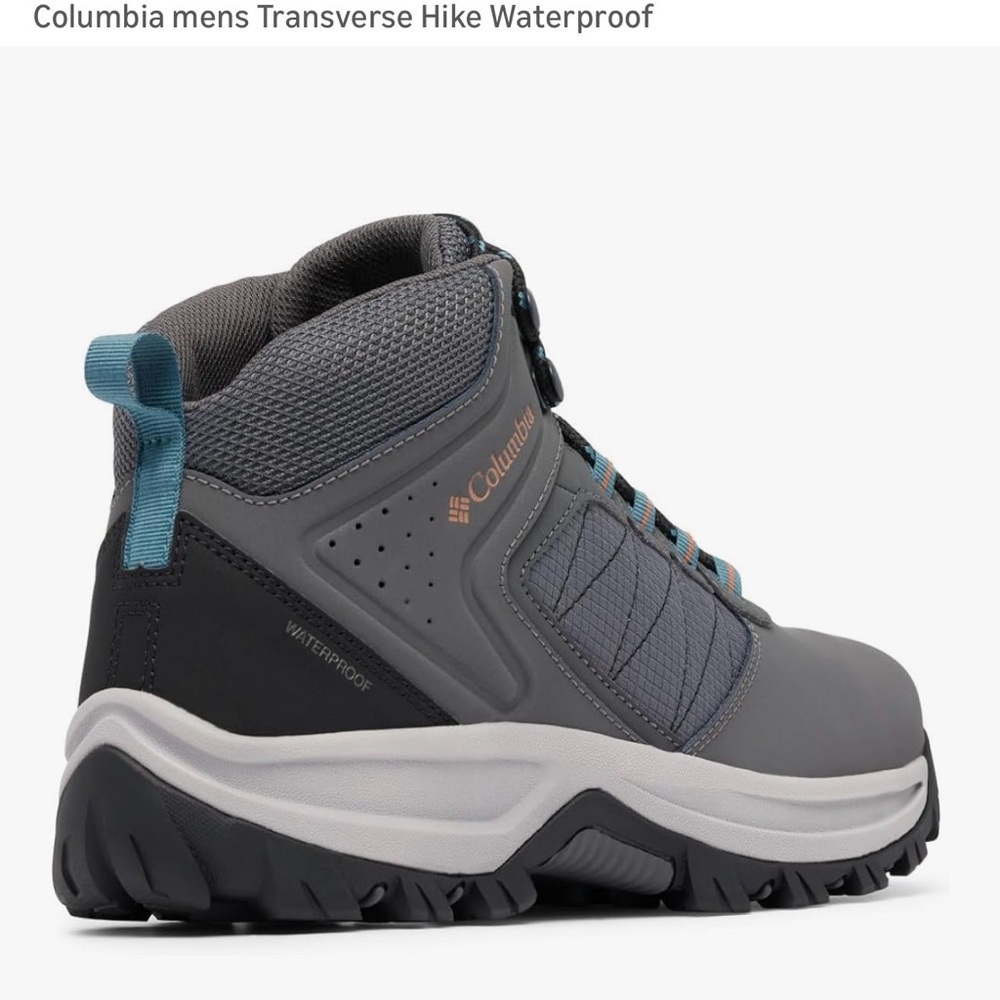 EUC Columbia mens Transverse Hike Waterproof boots Size 11.5 Wide. - Picture 2 of 12